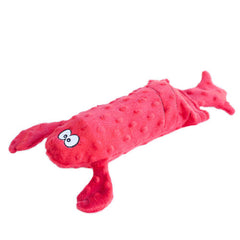 ZippyPaws Ocean Deluxe Crusherz Dog Toy Lobster, 1 Each/Medium by ZippyPaws peta2z