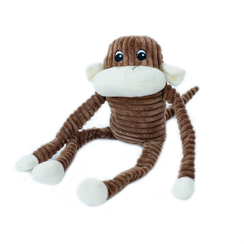 ZippyPaws Spencer the Crinkle Monkey Dog Toy Brown, 1 Each/Large by ZippyPaws peta2z