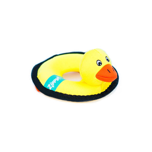 ZippyPaws Z-Stitch Floaterz Dog Toy Duck, Yellow, 1 Each/Medium by ZippyPaws peta2z