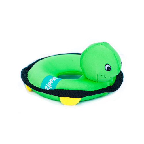 ZippyPaws Z-Stitch Floaterz Dog Toy Turtle, Green, 1 Each/Medium by ZippyPaws peta2z