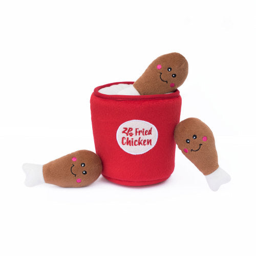 ZippyPaws Zippy Burrow Dog Toy Bucket of Chicken, 1 Each/Medium by ZippyPaws peta2z