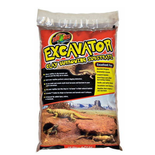 Zoo Med Excavator Clay Burrowing Substrate Brown, 1 Each/10 lb by Zoo Med peta2z