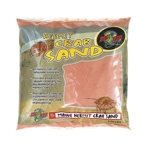 Zoo Med Hermit Crab Sand Mauve, 1 Each/2 lb by Zoo Med peta2z