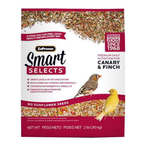 ZuPreem Smart Selects Bird Food for Canaries and Finches 1 Each/2 lb by ZuPreem peta2z